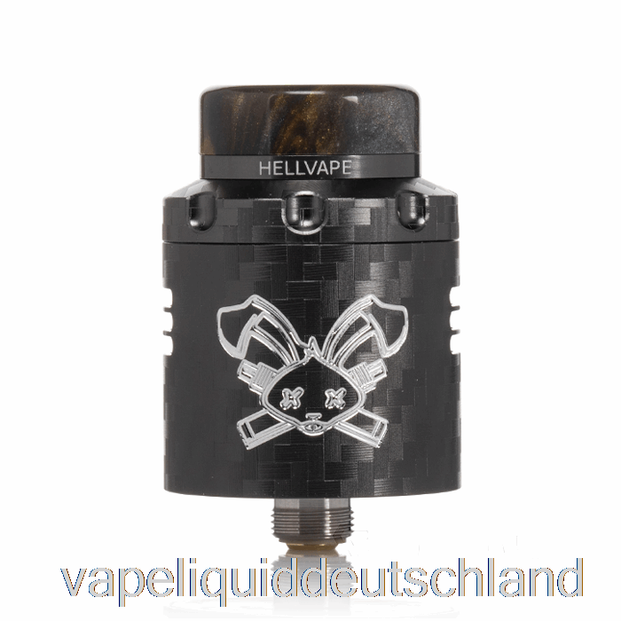 Hellvape Dead Rabbit V3 24mm RDA Gunmetal Kohlefaser Vape Deutschland